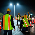 thumbnail image 3 of G & F Products High Visibility Safety Vest with Reflective Stripes, Neon Lime Green, Lightweight, One Size, 3 of 14