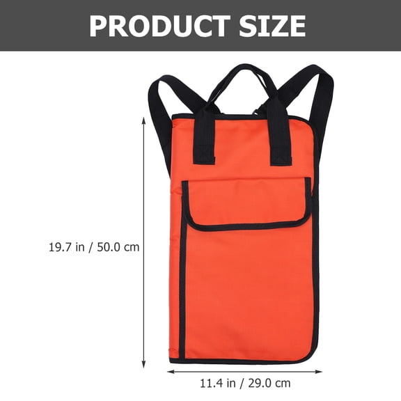 CIMAXIC 1Pcs Waterproof Drumstick Carry Bag For Portable Storage And Protection