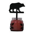 thumbnail image 2 of Village Wrought Iron C-LJS-14 Bear Large Candle Jar Sconce, 2 of 2