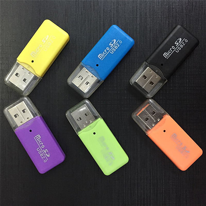 Hot Mini USB SD/MMC Memory Card Reader 480Mbps For Computer Laptop USB Card-vNMC 