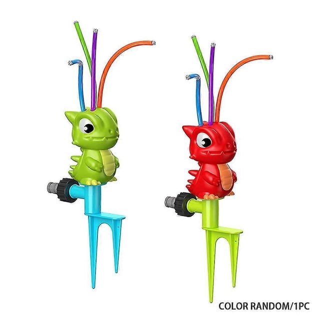 Summer Sprinkler Toy with Dinosaur Shape Animal Spinnings Sprinkler Toy for Boys Girls