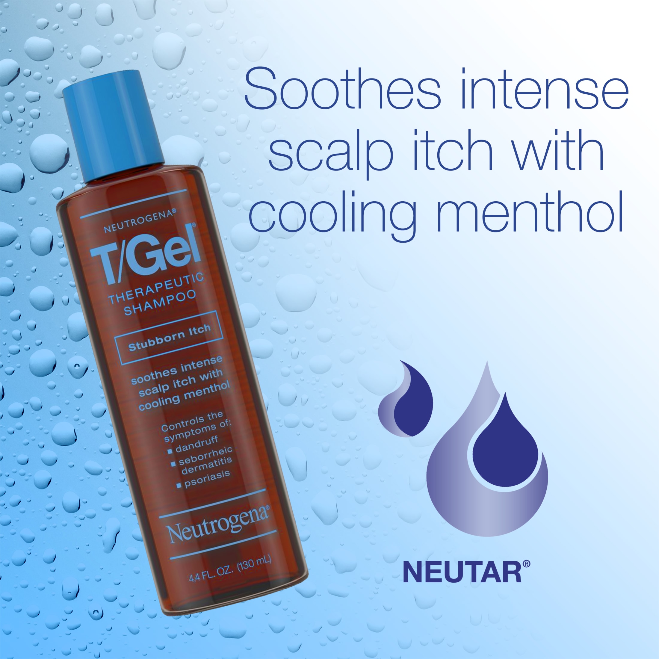 Neutrogena T/Gel Stubborn Itch Therapeutic Dandruff Shampoo, 4.4 fl. oz - image 3 of 12