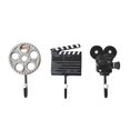 thumbnail image 4 of Vintage Película Euqipment En Ganchos Decorativos Ropa para proteger Bolsa Percha, 4 of 8