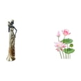 thumbnail image 1 of Figura Decorativa De Una Mujer Tribal Africana. Adhesivo De Pared De PVC Ligero Para Sala De Estar, Cocina, Sofá, Fondo De TV., 1 of 8