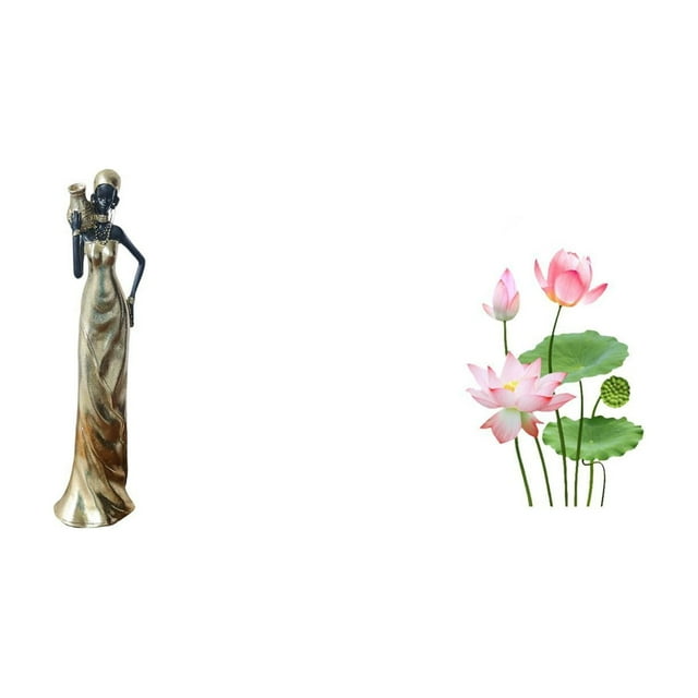 Figura Decorativa De Una Mujer Tribal Africana. Adhesivo De Pared De PVC Ligero Para Sala De Estar, Cocina, Sofá, Fondo De TV.