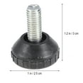 thumbnail image 2 of SHOWERORO 20 Pcs Pieds de Meuble Réglables Vis de Pied de Meuble Fer Noir pour Bureaux, 2 of 5