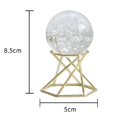 thumbnail image 3 of Bola Decorativa con Soporte de Exhibición, Soporte de Bola Artesanal Coleccionable para Estanterías, Restaurante, Sala de Estar, Decoración de Regalo EstiloB Gloria Pelota con soporte, 3 of 9