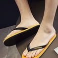 thumbnail image 4 of YTCAMLO Yoga Mat Flip Flops for Women Summer Beach Support Cushion Thong Sandals Non-Slip Bathroom Shower Shoes for Indoor Outdoor, Yellow 10-10.5, 4 of 6