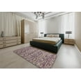 thumbnail image 5 of Ahgly Company Machine Washable Indoor Rectangle Contemporary Rosy-Finch Purple Area Rugs, 7' x 9', 5 of 7