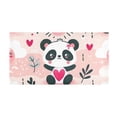 thumbnail image 6 of Bath Mat Soft Plush Non-Slip Absorbent Bathroom Rugs 39"x20" Panda Bear with Cute Sun, 6 of 8
