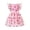 Cherry, variant on Toddler Girls Summer Tutu Dress Tulle Dresses Rainbow Sundress with Ruffled Sleeveless & Belt Party Princess Outfit for 4-5 T Kids, Rainbow