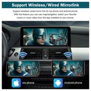 Road Top Android 13 10.25 Inch Car Touchscreen Wireless CarPlay Android Auto for BMW X5 X6 Series E70/E71 2009-2013 Year with CIC System, Car Stereo Multimedia Radio Receiver