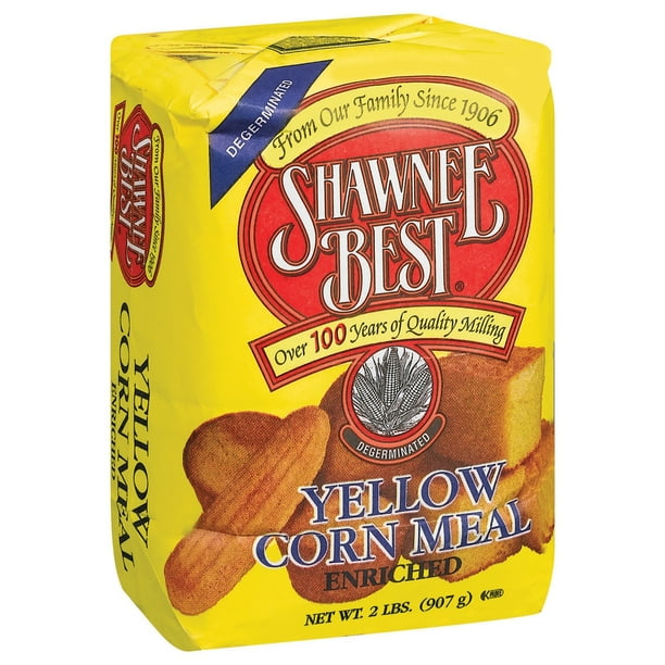 Shawnee Best® Yellow Degerminated Enriched Corn Meal 2 Lb Bag Walmart