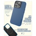 thumbnail image 5 of Smartish iPhone 13 Pro Slim Case - Gripmunk Compatible with MagSafe [Lightweight + Protective] Thin Grip Cover with Microfiber Lining - Blues on the Green, 5 of 6