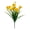 Orange Yellow, variant on PPKVUFD 1 Bundles Artificial Daffodils Flowers Narcissus Faux Spring Flowers Fake Silk Daffodil Flower Arrangement for Wedding Bridle Bouquet Indoor Outdoor Home Wedding Decor