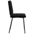 thumbnail image 4 of vidaXL Dining Chairs 6 pcs Black Velvet, 4 of 5