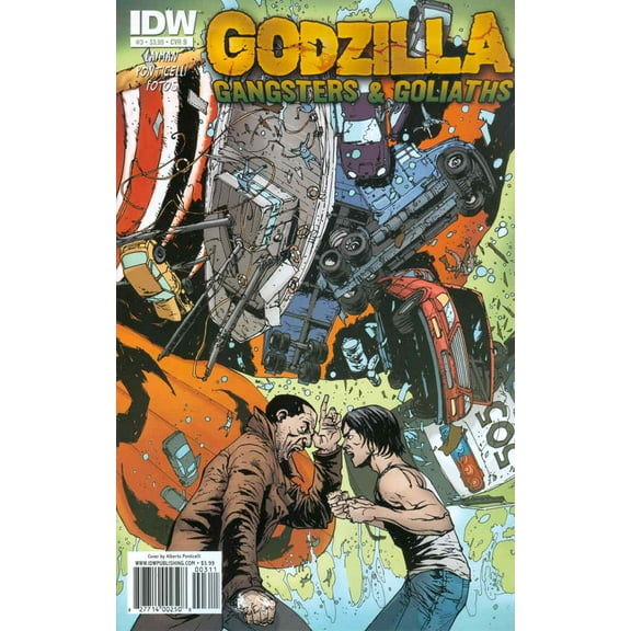 Godzilla: Gangsters And Goliaths #3B VF ; IDW Comic Book