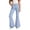Blue, variant on School Pants for Girls Full Length Bell Bottoms Legging with Pockets (Heart, Little Girl, 7-8 Years, Red)