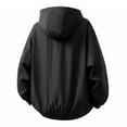 thumbnail image 4 of PiGOGI Men's Winter Jacket Loose Fit Casual Solid Color Block Long Sleeve Outerwear for Daily Outdoor Black 2XL, 4 of 4