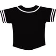 thumbnail image 2 of DIGITMON Kids Baseball Jersey Button Down Premium Two-Striped Sleeve T Shirts Uniform Black White for 16y Teenagers, 2 of 4