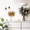 thumbnail image 4 of 2/4PCS Artificial Golden Leaves Plants for Christmas Decoration, Fake Plant Bush Grass Fern Bushes Faux Shrubs Greenery Indoor Outside Planter Vase Filler Festival Home Décor, 4 of 8