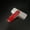 Transparent Red, variant on Mini transparent 3-in-1 multi-purpose knife, key pendant, portable unboxing knife, outdoor multi-functional scissors, file, emergency cutting knife, key chain