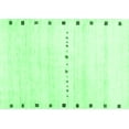 thumbnail image 1 of Ahgly Company Indoor Rectangle Solid Emerald Green Modern Area Rugs, 6' x 9', 1 of 4