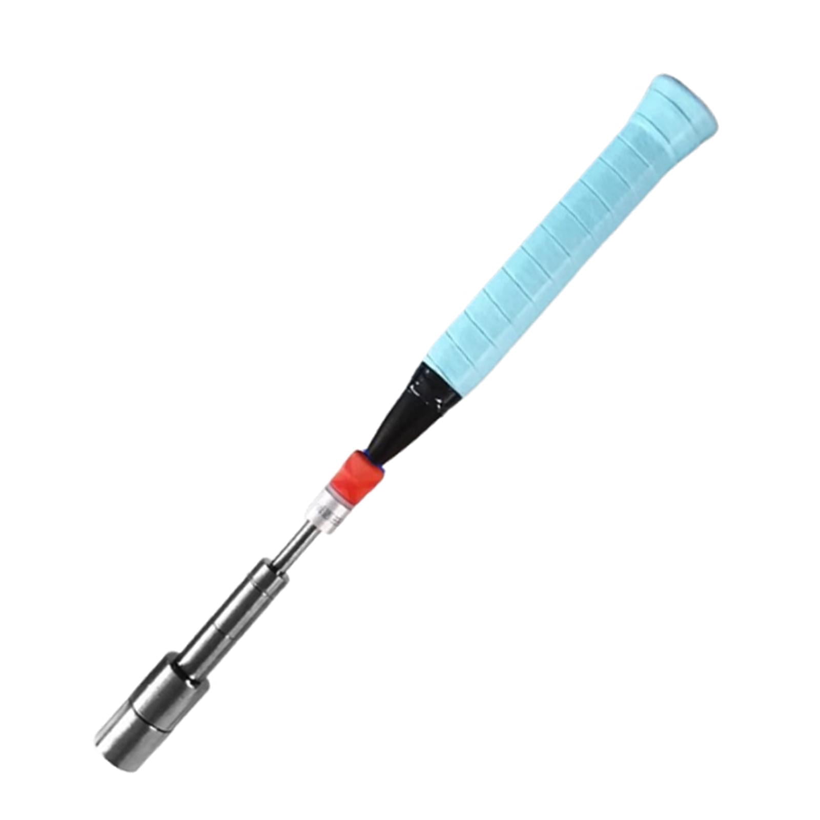 Dualoai Badminton Racket Swing Training Warm up Stick Portable Posture Correction Comfortable Grip Sound Remind Auxiliary Tool 400g