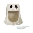 thumbnail image 1 of Lipstore Essential Oil Burner Ceramic Tabletop Waxes Melt Burner for Office Home White, 1 of 8