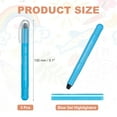 thumbnail image 2 of Blue Gel Highlighters, 3 Pack Gel High Lighters No Bleeds Highliters Pens Wax Crayon Neon Clear View Bright Marker Pen Twist Up Gel Stick Cute for Books Office Adults, 2 of 6