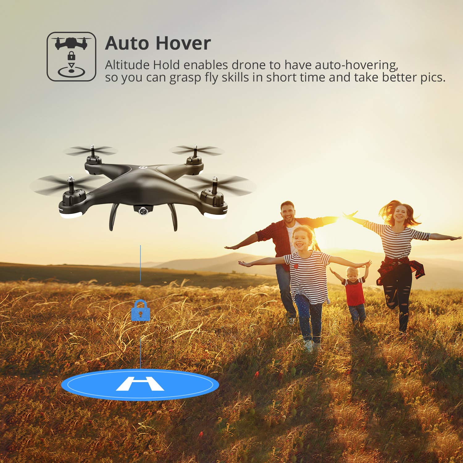 holy stone hs110d fpv rc drone