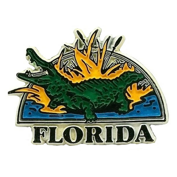 Florida with Gator 5 Color Magnet Walmart.com