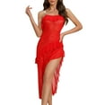 thumbnail image 2 of Women's Lingerie Sexy_Nightwear Spaghetti Strap Nightgown Babydoll ChemiseRed L, 2 of 7