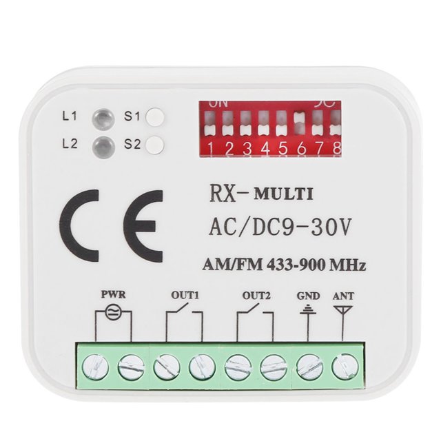 Receptor De Control Remoto Accesorio Para Manillar De Motocicleta, Receptor De Puerta De Garaje, Para Motocicletas SMG-662MRX, SOMMER 300-900MHZ EOTVIA Gate Door Receiver