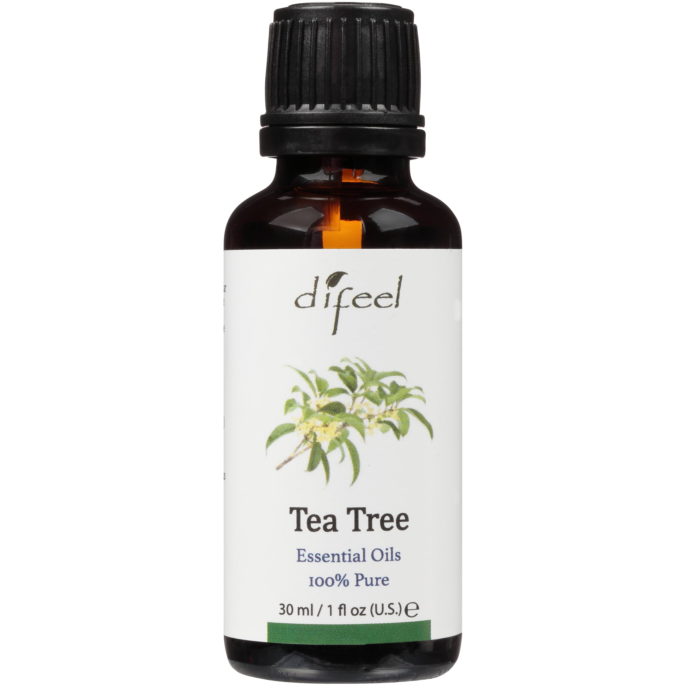 Difeel Tea Tree 100% Pure Essential Oils 1 fl. oz. Bottle