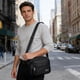 thumbnail image 1 of Mochila bandolera impermeable de 4 capas | Bolsa organizadora multibolsillos para hombre y mujer | Correa acolchada ajustable | Riñonera para trabajo, viajes, senderismo y actividades al aire libre, 1 of 6