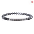 thumbnail image 2 of Magnetic Hematite Stone Bead Bracelet Health Care Magnet Men Jewelry Gift, 2 of 6