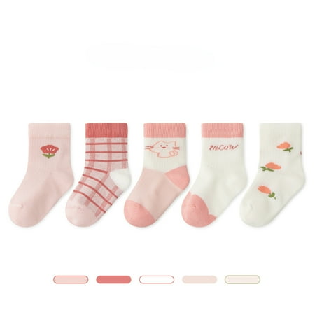 

LSWDJ Keep your little girl s feet cool and cute with these breathable summer cotton socks. Featuring a thin and lightweight design perfect for warmer weather.