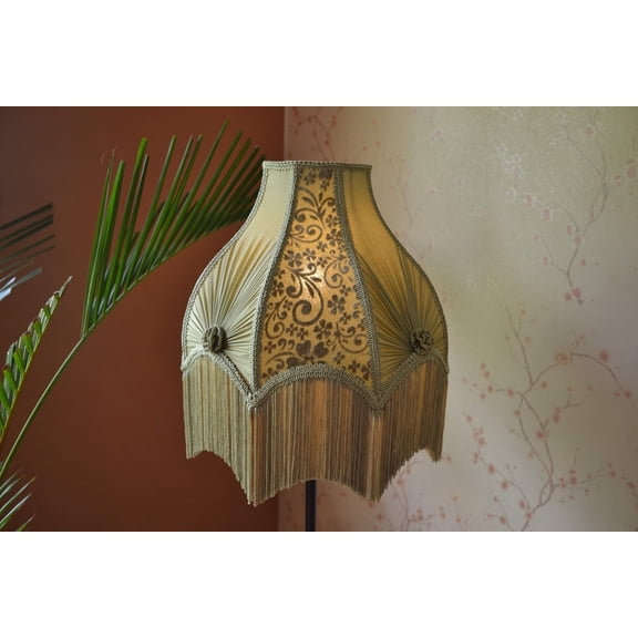BespokeByNikita Victorian Dome Green Lampshade