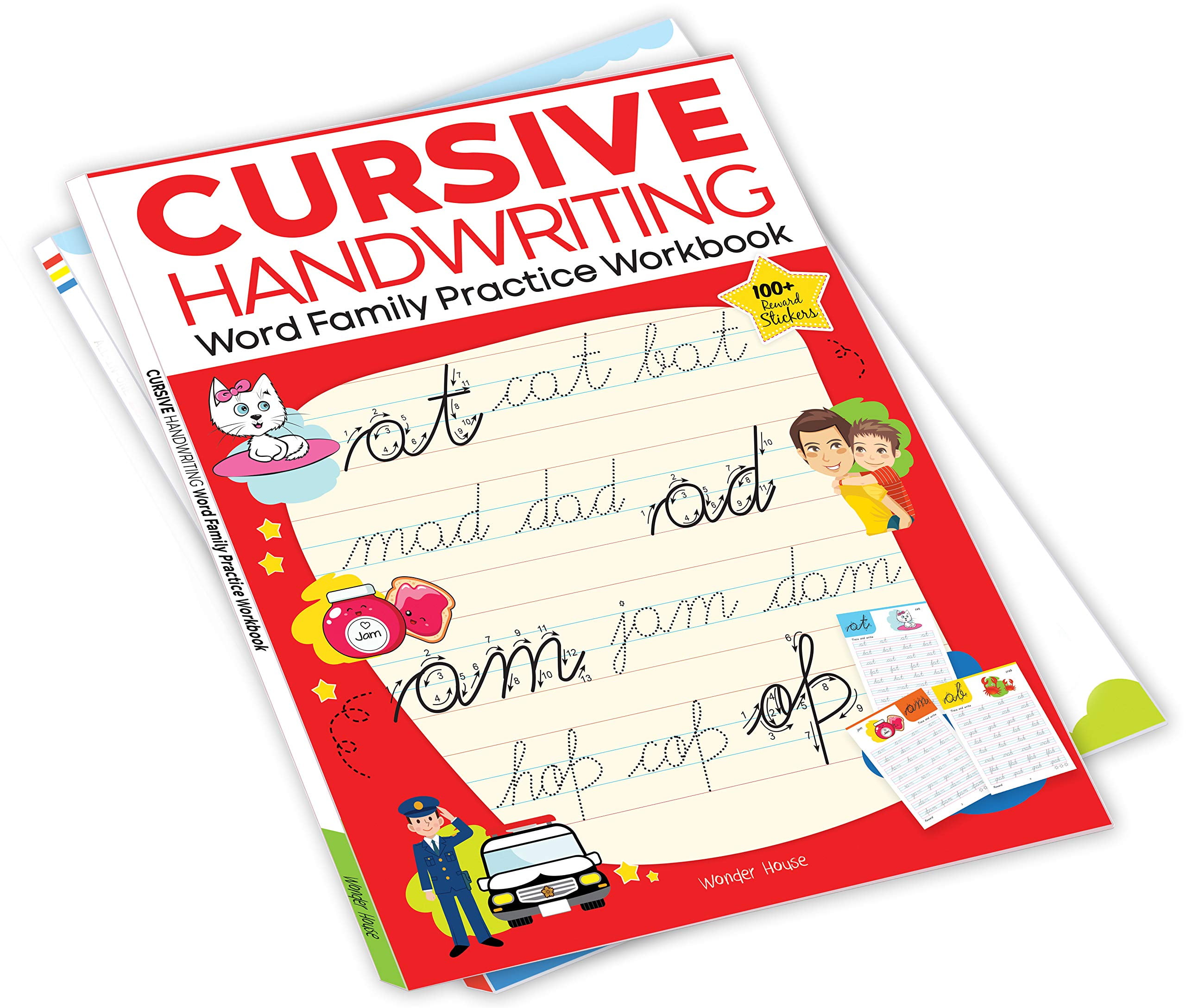 Cursive Handwriting: Word Family: Practice Workbook for Children, (Paperback)