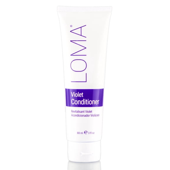 Loma Violet Purple Conditioner for Blonde and Gray Hair, Toning and Moisturizing Conditioner, 3 fl oz