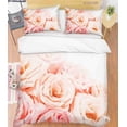 thumbnail image 2 of 3D Rosa Floral Funda de edredón Set Ropa de cama Set Funda de edredón Fundas de almohada 285, 2 of 3