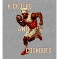 thumbnail image 2 of Go Sports! But Where's the Food? Youth Heather Gray Crew Neck Short Sleeve Tee-XL, 2 of 4