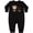 AB-Black, variant on Mommy's Little Monkey Baby Fleece Romper
