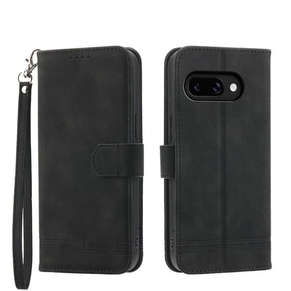 For Google Pixel 9 Pro XL 9A Phone Case Leather Wallet Case with Card Holder Phone Cover