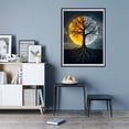 thumbnail image 7 of Diamond Art Kit for Adults, Tree Of Dual Moon Night Sky Diamond Painting for Adults Beginners, DIY Diamond Art Painting Kits, 5D Diamond Painting Crafts for Home Decor 12x16 Frameless, 7 of 7