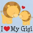 thumbnail image 2 of CafePress - I Love Gigi Infant Bodysuit - Baby Light Bodysuit, Size Newborn - 24 Months, 2 of 4
