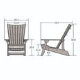 thumbnail image 4 of highwood® Manhattan Beach Adirondack Chair with Wine Glass Holder, 4 of 5