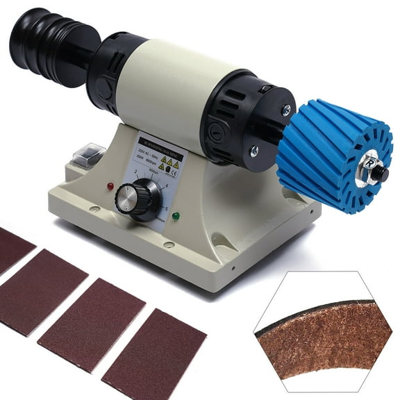 Electric Leather Burnishing Machine Edge Grinding Edge Polishing 8000RPM 350