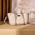 thumbnail image 6 of Wrangler Tote Bags for Women Medium Satchel Purse with Designer Braided Rope Top Handle, 6 of 7